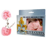 Excellent Power BONDAGE-TOYS Pink Love Cuffs -  Fluffy Hand Cuffs 4892503058321