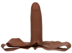Original Accommodator Latex Dong Brown Adult Erotic Toy > Bondage Gear > Gags and Bits