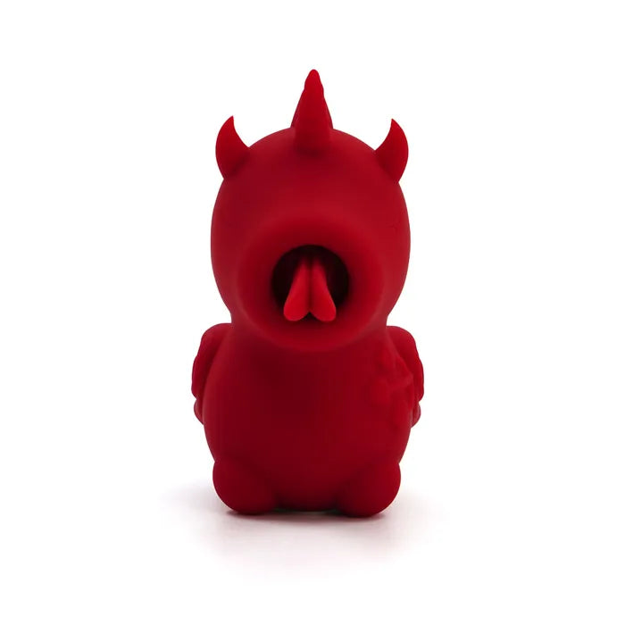 Unihorn Blaze Diablo Fork Tongue Massager Red Suction Stimulator