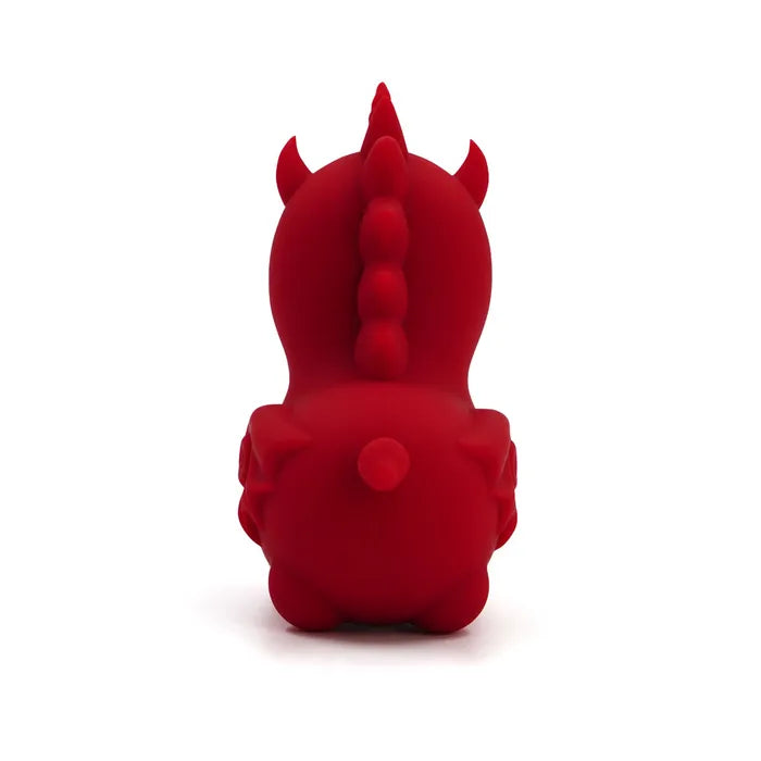 Unihorn Blaze Diablo Fork Tongue Massager Red Suction Stimulator