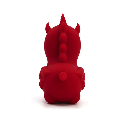 Unihorn Blaze Diablo Fork Tongue Massager Red Suction Stimulator