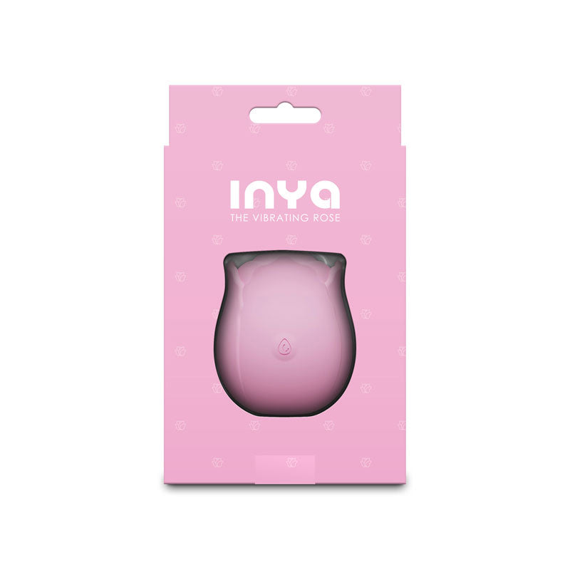 Inya Vibrating Rose (Pink) – Rechargeable Clitoral Vibrator Pink Clit Stimulators