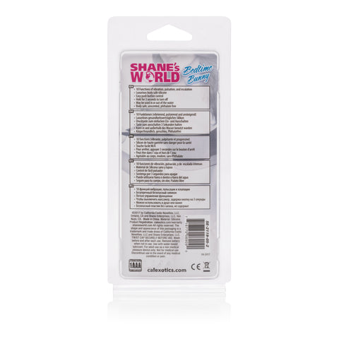 Shane's World Bedtime Bunny Pink Clitoral Vibrator with 10 Modes STIMULATORS