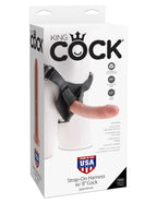 King Cock Strap-On Harness – Realistic 8 Inch Strap-On Harness > Dildos > Strap On Harnesses