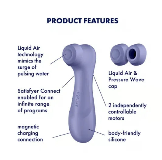 Satisfyer Pro 2 Generation 3 Connect – App-Enabled Waterproof Vibrator > Sex Toys For Ladies > Air Pulsation