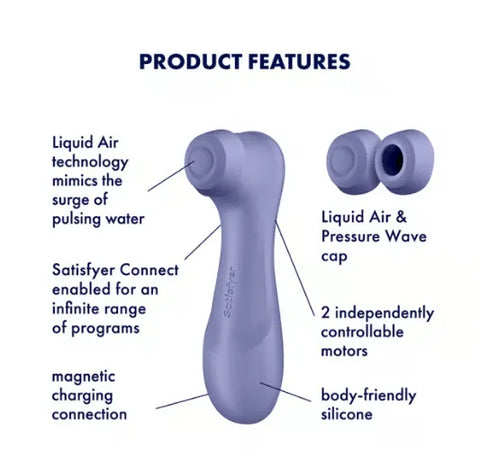 Satisfyer Pro 2 Generation 3 Connect – App-Enabled Waterproof Vibrator