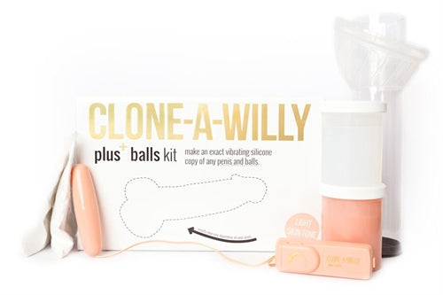 Clone-A-Willy Plus With Balls (Light Tone) > Dildos > Mould Your Own Kits