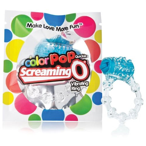 Screaming O Blue Vibrating Ring for Couples Intimacy Fun Cock Rings Vibrating