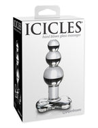 Icicles Clear Glass Anal Plug with Tapered Tip – Smooth Glass Anal Toy > Glass > Toys