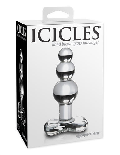 Icicles Clear Glass Anal Plug with Tapered Tip – Smooth Glass Anal Toy > Glass > Toys