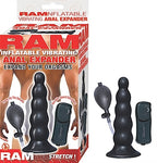 Ram Inflatable Vibrating Anal Expander (Black) – Inflatable Anal Vibrator Black > Anal Range > Tunnel and Stretchers