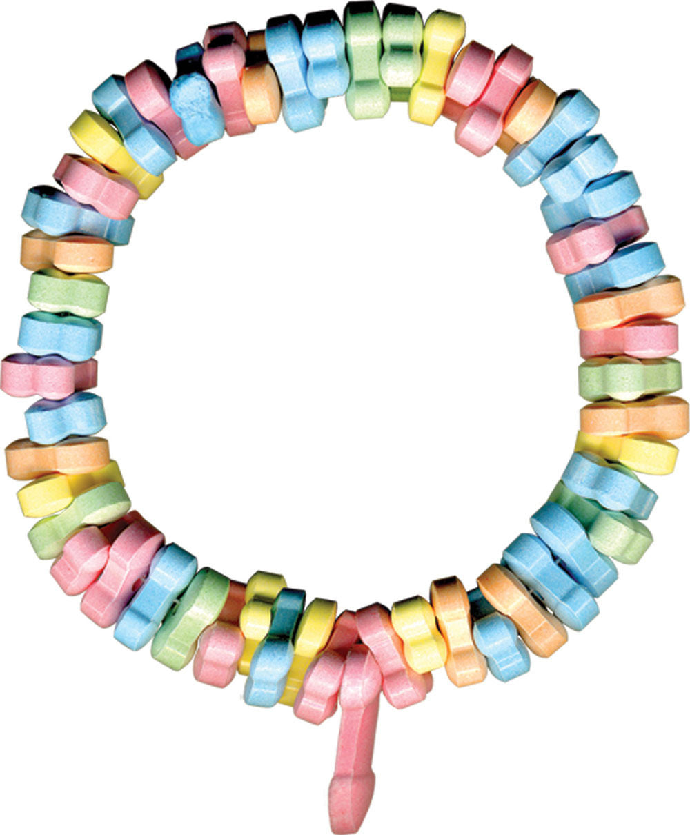 Rainbow Penis Candy Bracelet Adult Edible Party Favor Gift Rainbow > Relaxation Zone > Edible Treats