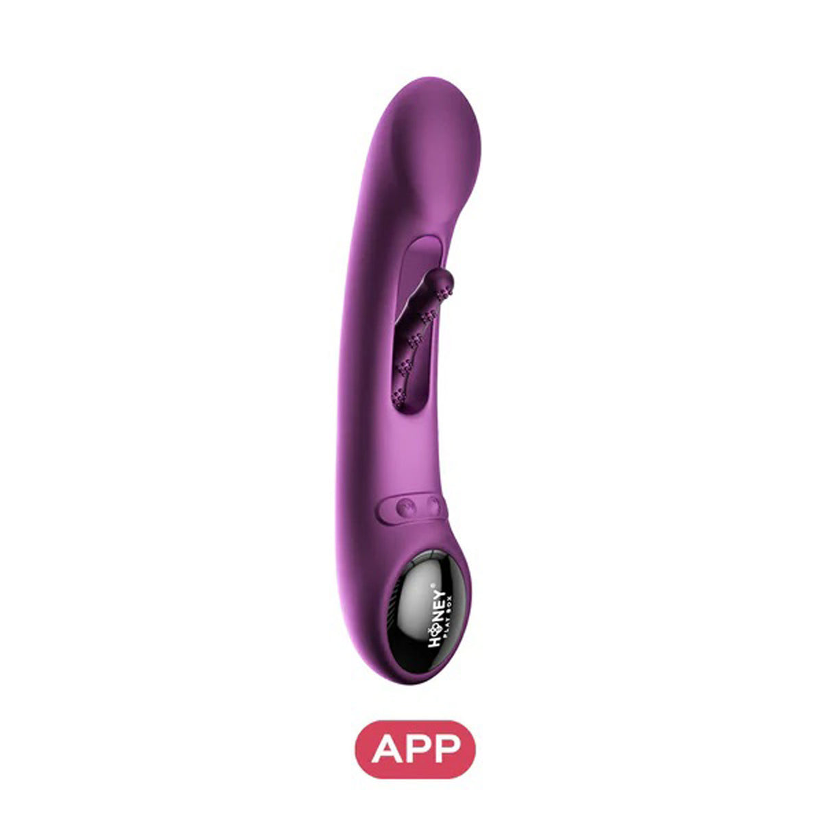 Tempo App Controlled G-Spot Vibrator with Tapping and Buzzing Purple > Sex Toys > Couples Toys