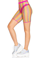 Leg Avenue Ombre Rainbow Biker Shorts (Rainbow) – One Size Fashion Shorts > Clothes > Lingerie Sets