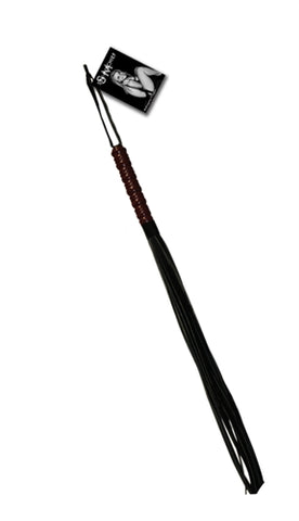 Sex and Mischief Mahogany Flogger for Intimate Adventures Whips & Paddles