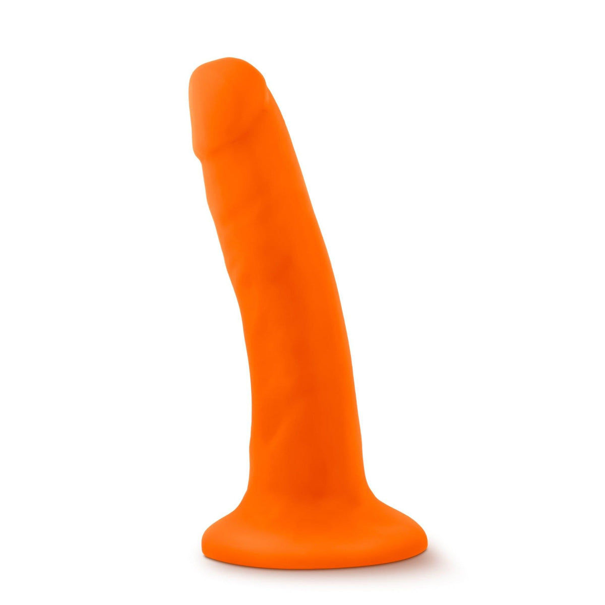 Neo Dual Density Cock 6 Inch Neon Orange Vibrator > Dildos > Realistic Dildos