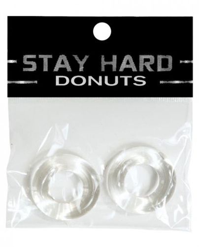 Stay Hard Donuts 2-Pack Black Thick Power Stretch Cock Rings COCK RING Set