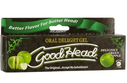 Good Head Oral Delight (Green Apple) – Oral Sex Enhancer Gel 4 oz > Lube > Oral Gels & Sprays