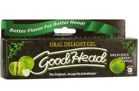 Good Head Oral Delight (Green Apple) – Oral Sex Enhancer Gel 4 oz > Lube > Oral Gels & Sprays