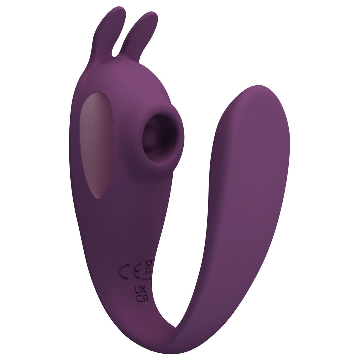 Shey Global App Controlled C-Shaped Vibrator for Couples Purple VIBRATORS-RABBIT