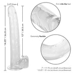 Size Queen 12 Inch Realistic Dildo – Firm 30.5 Cm Dildo > Dildos > Large Dildos