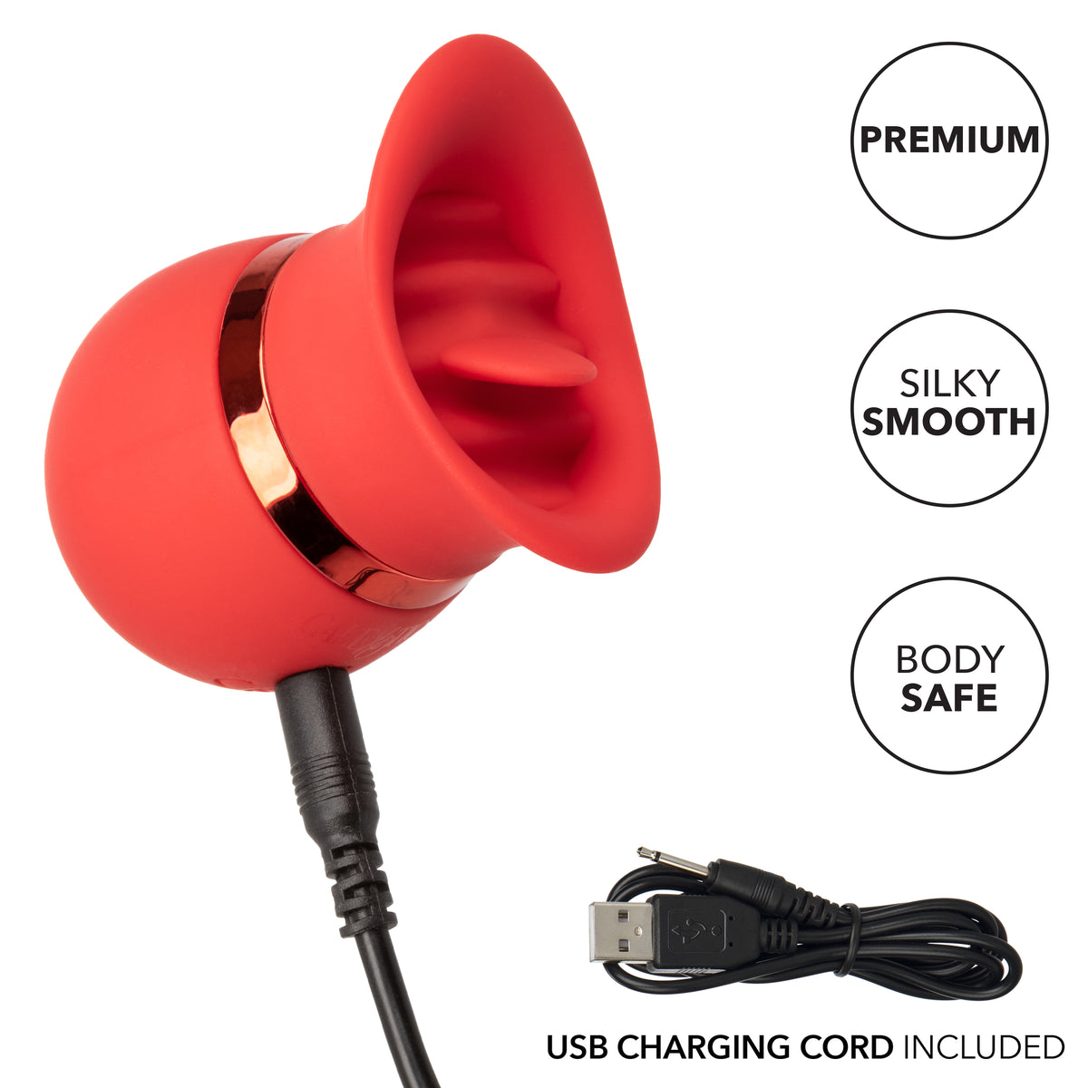 French Kiss Sweet Talker – Compact Massager with 12 Flickering Functions Vibrator > Vibrators > Finger Vibrators