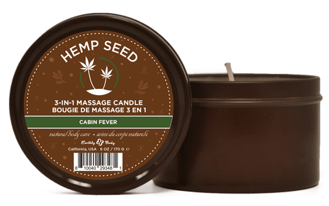 Hemp Seed 3-in-1 Massage Candle Ride My Sleigh 6oz/ 170 G Bath & Body
