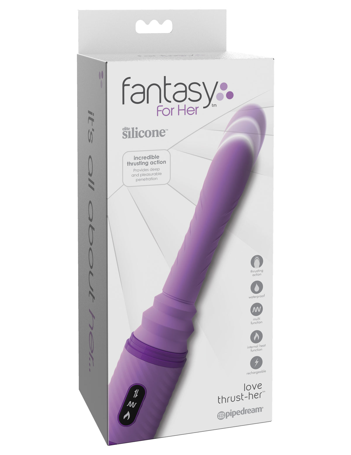 Love Thrust Fantasy for Her Rechargeable G-Spot Vibrator > Sex Toys For Ladies > G-Spot Vibrators