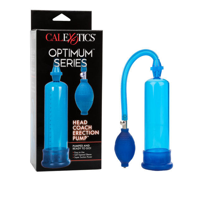 Head Coach Penis Pump with Flexible Hose and Soft Jelly Sleeve PUMPS