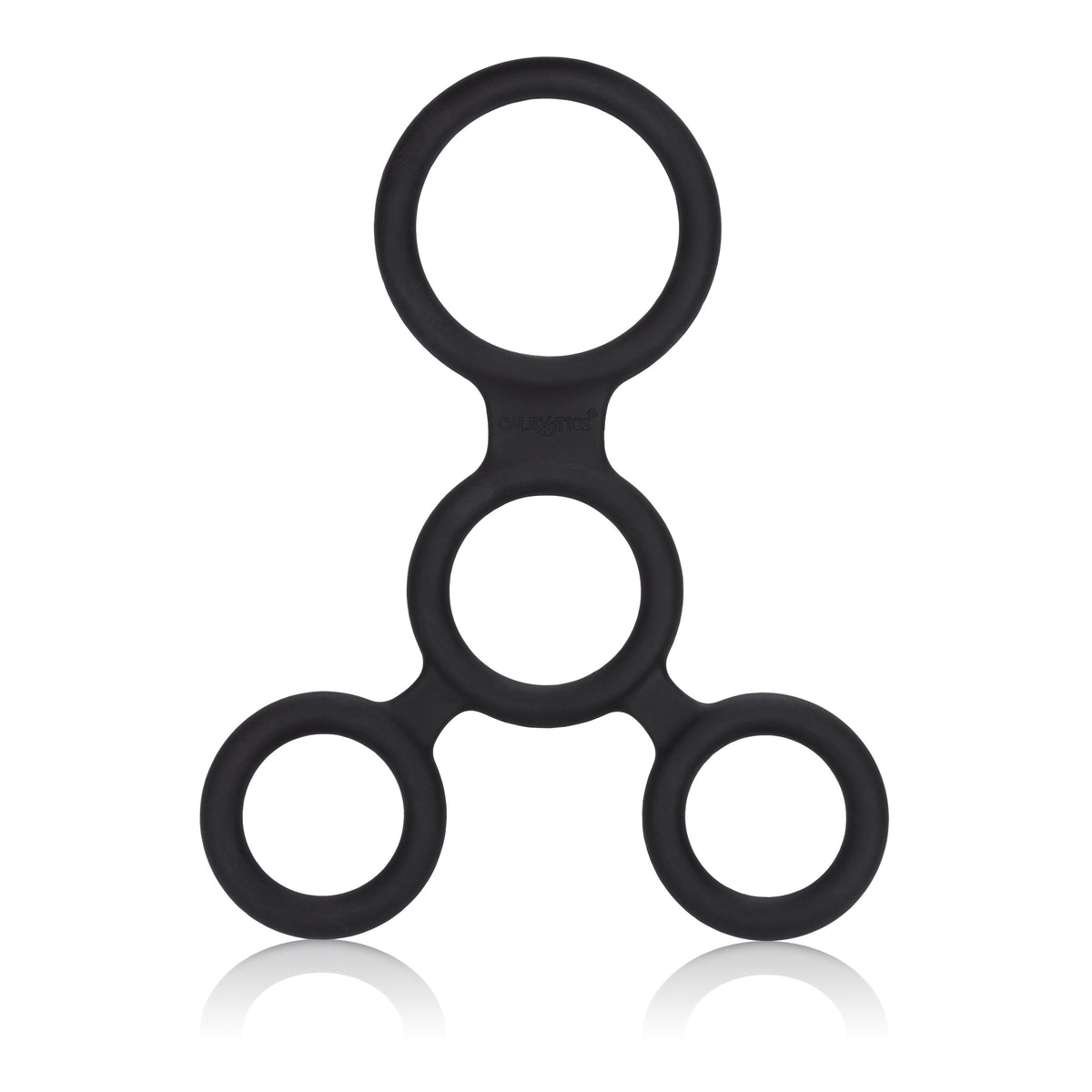 CalExotics Silicone Full Erection Spreader Ring Black > Cock Ring > Sets