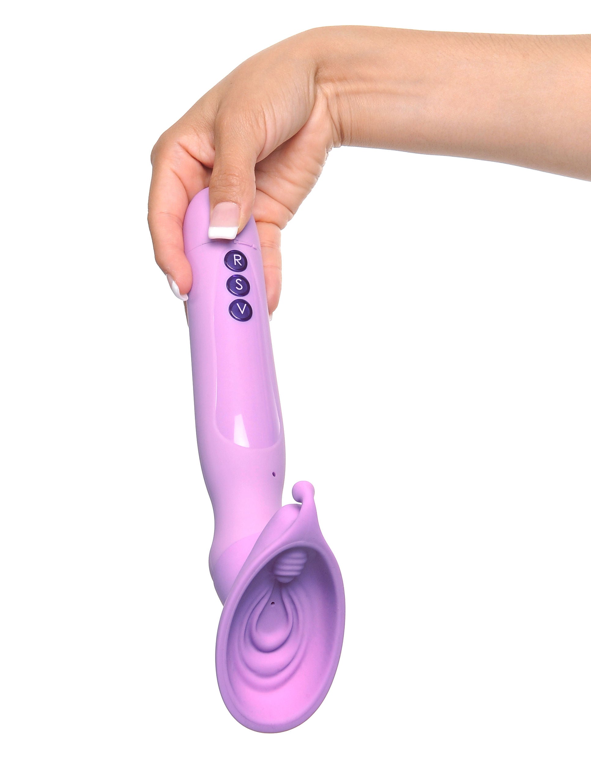 Fantasy For Her Vibrating Silicone Clit Pump With Suction STIMULATORS