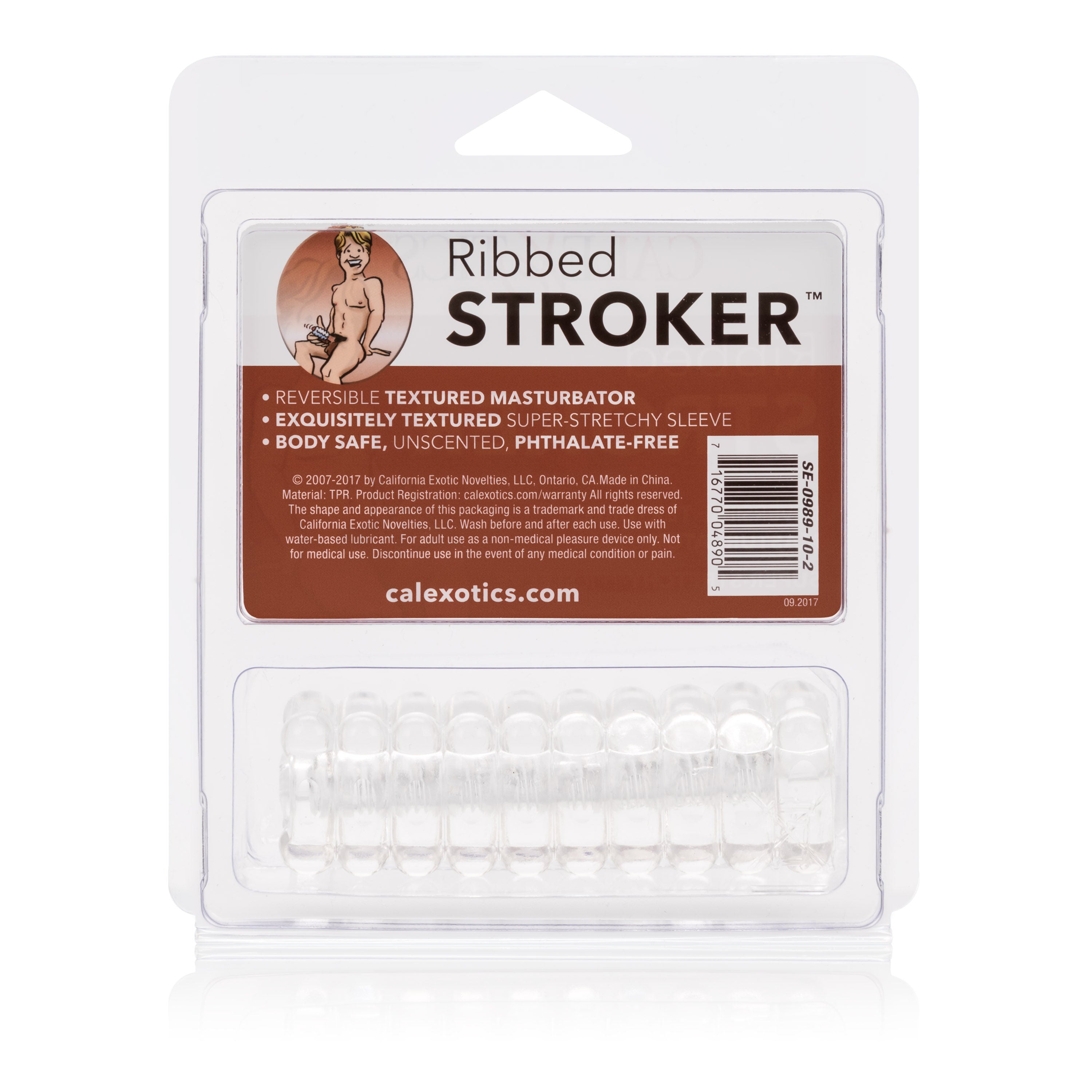 Ribbed Stroker Masturbator for Enhanced Sensation and Comfort Strokers - Manual