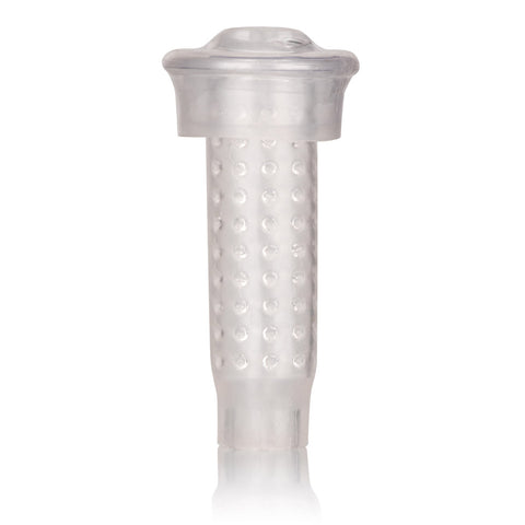 Optimum Series Stroker Pump Sleeve Mouth Transparent Medium Size Clear Strokers - Manual