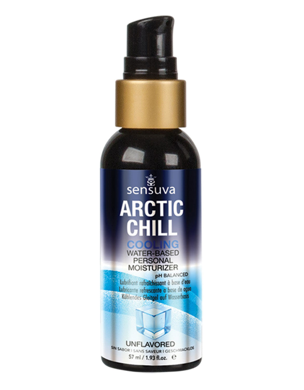 Sensuva Arctic Chill Natural Water-Based Cooling Lubricant – Personal Lubricant Default Title > Lube > Water Based