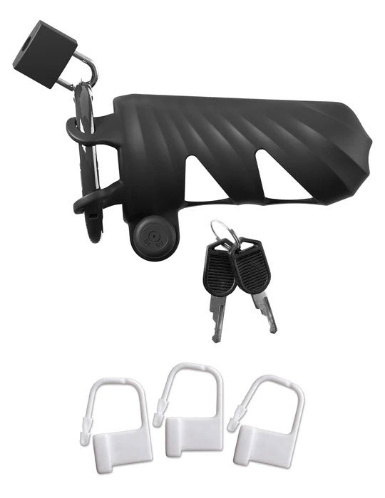 Fantasy C-Ringz (Black) – Remote-Controlled Vibrating Cock Blocker Cock Rings Vibrating