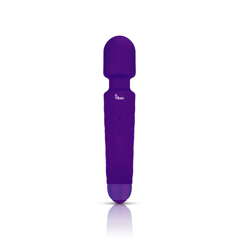 Viben Tempest Travel Wand Massager in Violet Purple Electric Massager