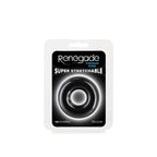Renegade Fireman Ring - Large - Silicone Comfort Fit - Super Stretch Black > Cock Ring > Single
