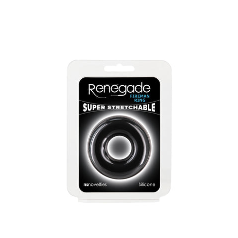 Renegade Fireman Ring - Large - Silicone Comfort Fit - Super Stretch COCK RINGS