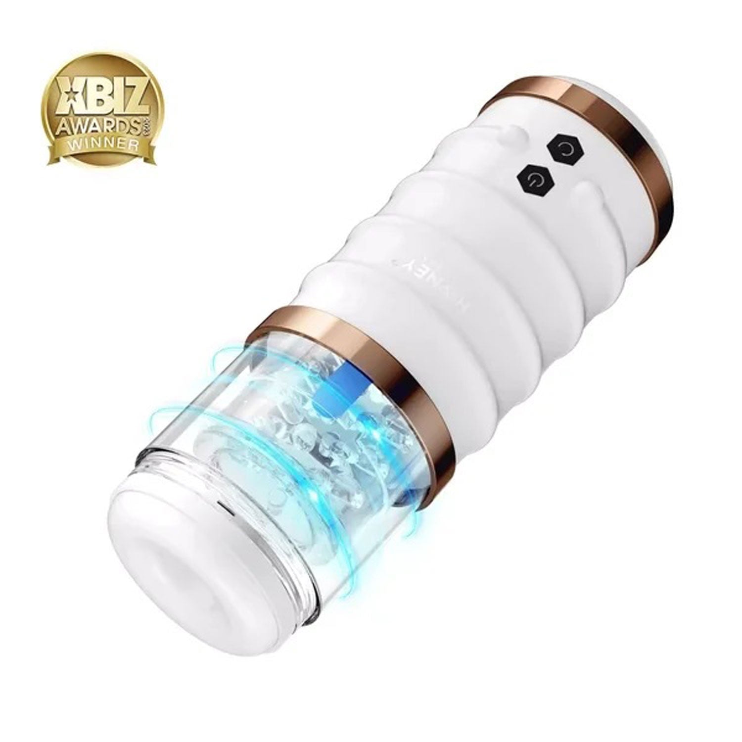 Warrior Thrusting Male Masturbator with Automatic Power Black Strokers - Auto
