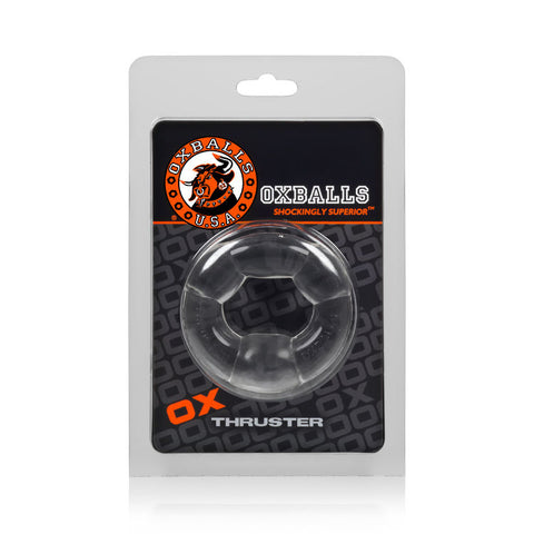 Thruster (Clear) – Stretchy Rubber Cock Ring Clear Cockrings