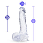 B Yours Plus Clear 5.5" Insertable Dildo Soft Realistic > Dildos > Realistic Dildos