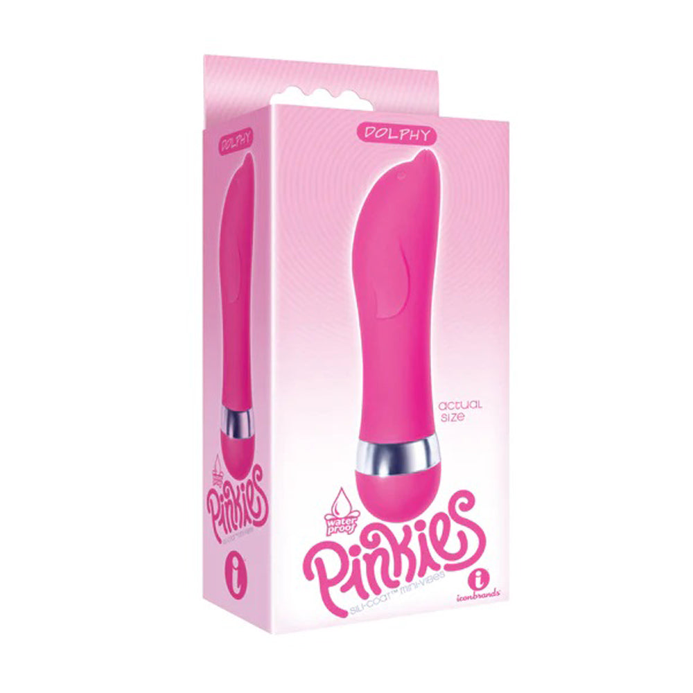 The 9's Pinkies Dolphy 11.4 Centimeter 4.5 Inch Vibrator Pink BULLETS