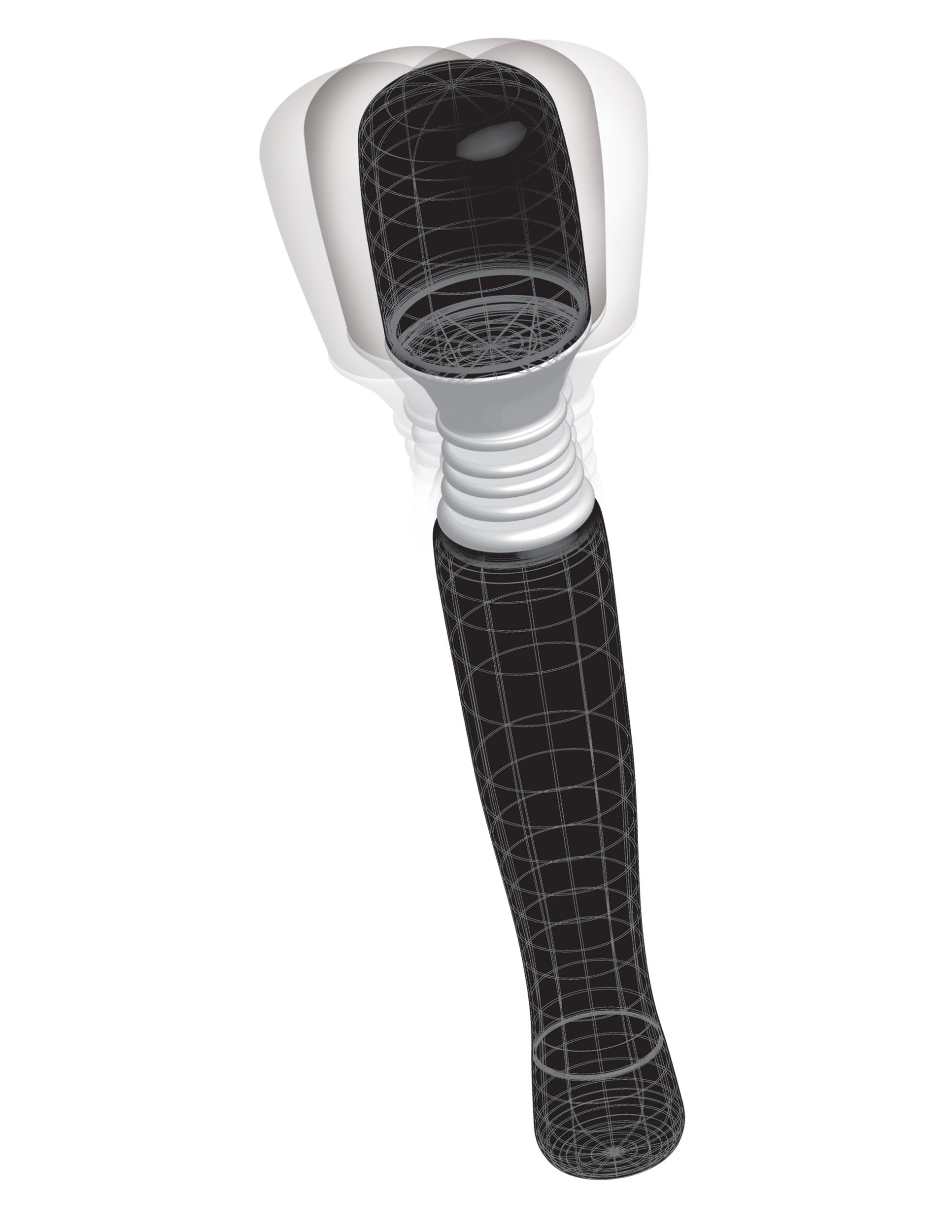 Mini Wanachi - Black Black Electric Massager