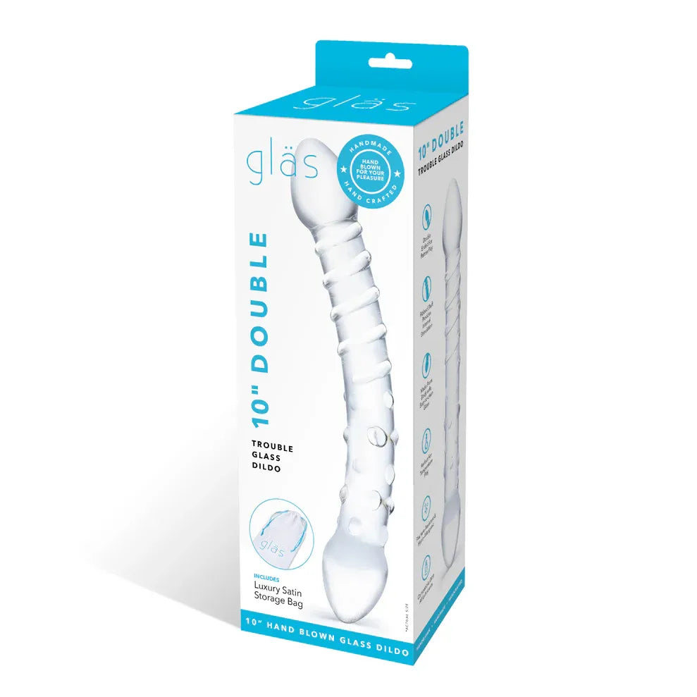 Double Trouble Glass Dildo – Dual-Ended Glass Dildo > Glass > Dildos