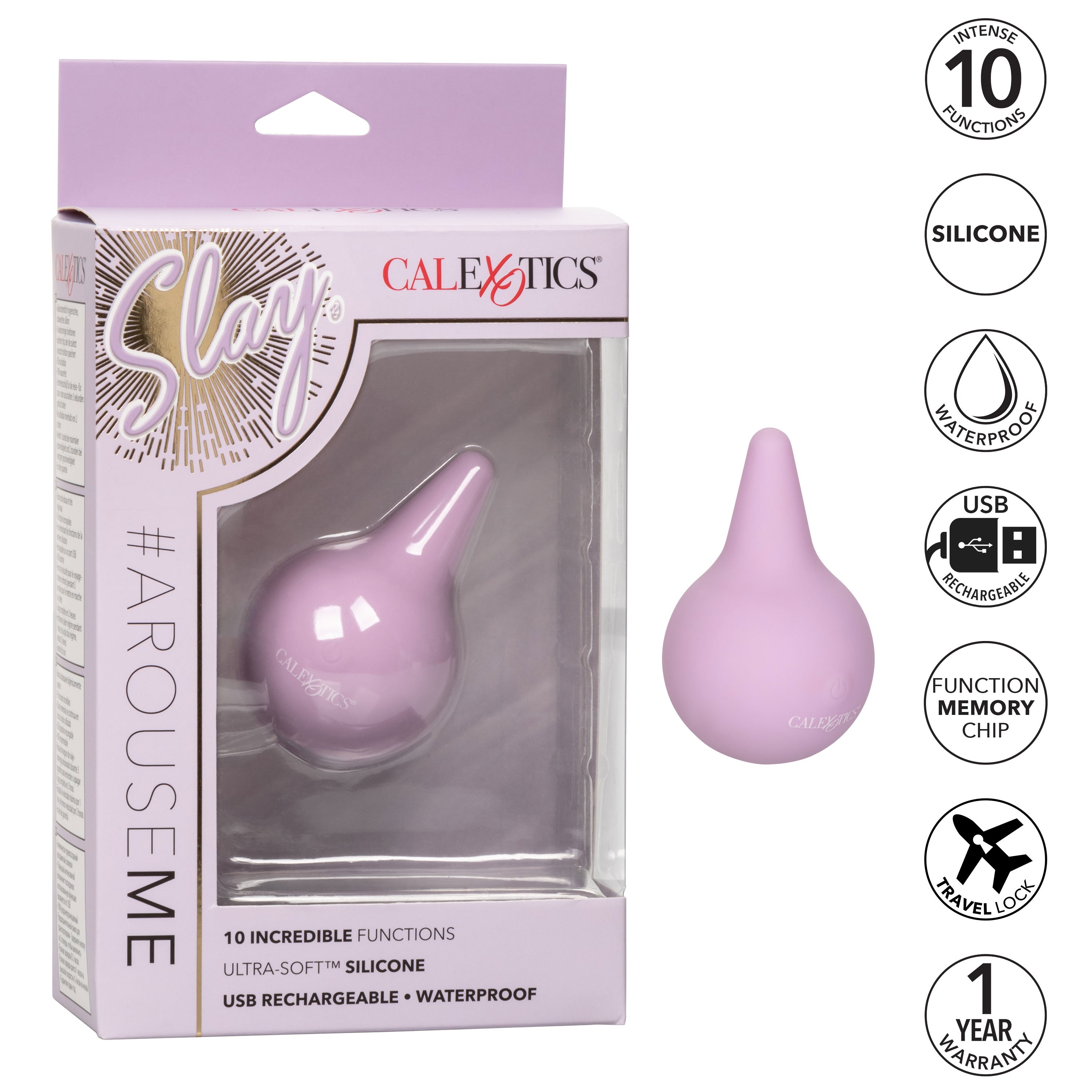 CalExotics Slay Arouse Me Wireless Silicone Massager Vibrator BULLETS