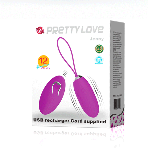 Pretty Love Jenny Multi-Speed Wireless Egg Vibrator for Couples BULLETS