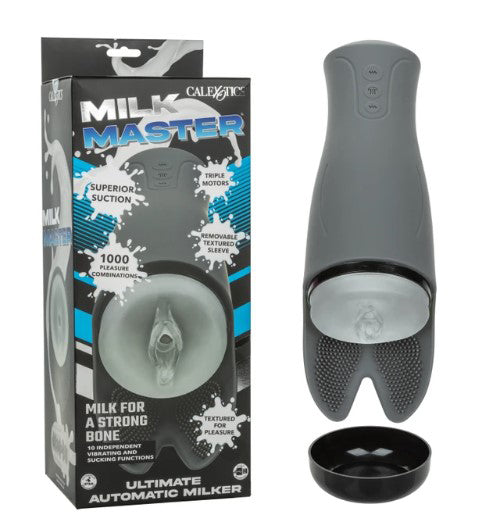 Milk Master Ultimate – Rechargeable Automatic Masturbator Black > Sex Toys For Men > Masturbators > Vibrating Main image
