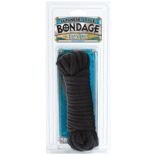 Japanese Style Bondage Rope (Black) – 32-Foot Cotton Bondage Rope > Bondage Gear > Rope