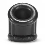 Oxballs Bent Curved Small Silicone Ball Stretcher Soft Stretchy Male Toy Black > Sex Toys For Men > Ball Stretchers