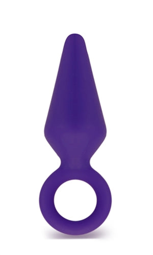 Candy Rimmer Medium 4.3 Inch Satin Silicone Anal Plug Beginner Size > Anal Range > Butt Plugs